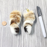 Bobcat Tail Earrings  #6559  Mountain Man Earrings