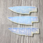 3 Small Opalite Ornamental Knife Blades  #7559    Mountain Man Knife