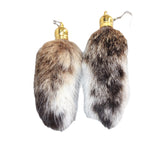 Bobcat Tail Earrings  # 30967