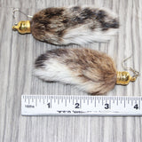 Bobcat Tail Earrings  # 30967