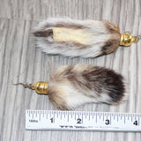 Bobcat Tail Earrings  # 30967