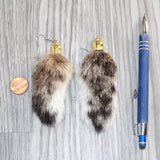 Bobcat Tail Earrings  # 30967