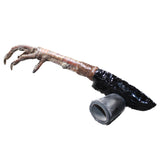 Turkey Foot Handle Obsidian Blade Ornamental Knife #7659  Mountain Man Knife