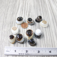 10 Agate Eyes   #0049 Naturally Formed