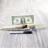 Elk Antler Handle Bone Blade Ornamental Knife #2659    Mountain Man Knife