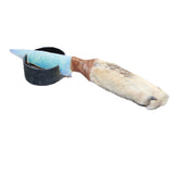 Coyote Foot Handle Opalite Blade Ornamental Knife # 27167