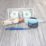 Coyote Foot Handle Opalite Blade Ornamental Knife # 27167