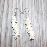 Rattlesnake Vertebrae  Earrings  #25467