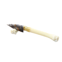 Deer Bone Handle Stone Blade Ornamental Knife #73659    Mountain Man Knife