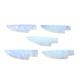 5 Small Opalite Ornamental Knife Blades  #6859    Mountain Man Knife