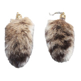 Bobcat Tail Earrings  #30867
