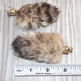 Bobcat Tail Earrings  #30867