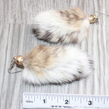 Bobcat Tail Earrings  #30867
