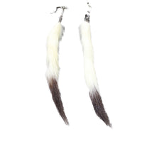 Ermine Tail Earrings  #6859  Mountain Man Earrings