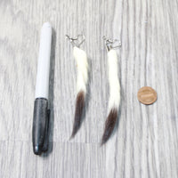 Ermine Tail Earrings  #6859  Mountain Man Earrings
