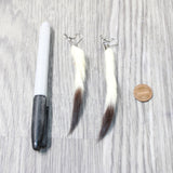 Ermine Tail Earrings  #6859  Mountain Man Earrings