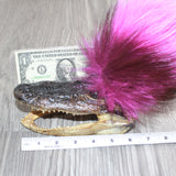 Alligator Head With Fox  Tail Hair  #04567