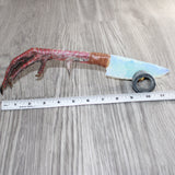 Turkey Foot Handle Opalite Blade Ornamental Knife # 26567