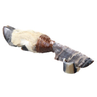 Deer Foot Handle Stone Blade Ornamental Knife #9859    Mountain Man Knife