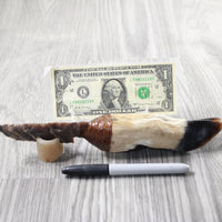 Deer Foot Handle Stone Blade Ornamental Knife #9859    Mountain Man Knife