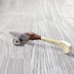 Reindeer Antler Handle Stone Blade Ornamental Knife #1959    Mountain Man Knife
