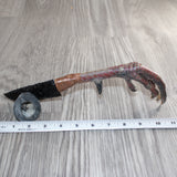 Turkey Foot Handle Obsidian  Blade Ornamental Knife #26767