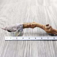 Grapevine Wood Handle Stone Blade Ornamental Knife #33n59    Mountain Man Knife