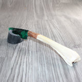 Deer Bone Handle Glass Blade Ornamental Knife #31367