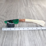 Deer Bone Handle Glass Blade Ornamental Knife #31367