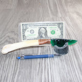 Deer Bone Handle Glass Blade Ornamental Knife #31367