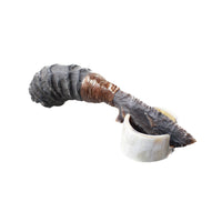 Springbok Horn Handle Stone Blade Ornamental Knife #6059    Mountain Man Knife