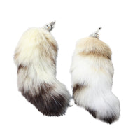 Bobcat Tail Earrings  #6059  Mountain Man Earrings