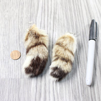 Bobcat Tail Earrings  #6059  Mountain Man Earrings