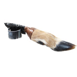 Deer Foot Handle Obsidian Blade Ornamental Knife #1159  Mountain Man Knife