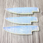 3 Opalite Ornamental Knife Blades  #9940 Mountain Man Knife