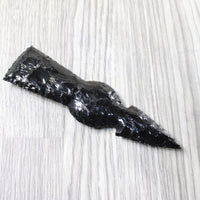 1 Obsidian Ornamental Tomahawk Head  #5459    Axe Hatchet Ax