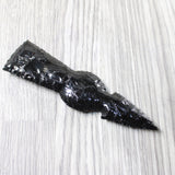 1 Obsidian Ornamental Tomahawk Head  #5459    Axe Hatchet Ax
