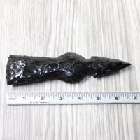 1 Obsidian Ornamental Tomahawk Head  #5459    Axe Hatchet Ax