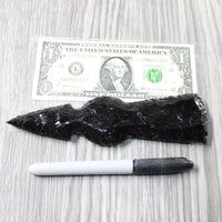 1 Obsidian Ornamental Tomahawk Head  #5459    Axe Hatchet Ax