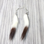 Ermine Tail Earrings  #6559  Mountain Man Earrings