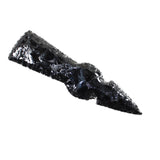1 Obsidian Ornamental Tomahawk Head  #6559    Axe Hatchet Ax