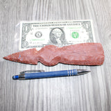 1 Stone Ornamental Tomahawk Head #767       Agate Jasper Ax Axe Hatchet