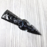 1 Obsidian Ornamental Tomahawk Head  #6559    Axe Hatchet Ax