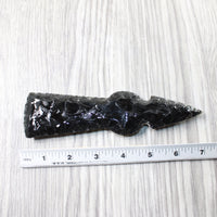 1 Obsidian Ornamental Tomahawk Head  #6559    Axe Hatchet Ax