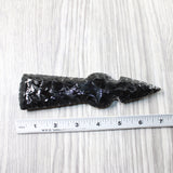 1 Obsidian Ornamental Tomahawk Head  #6559    Axe Hatchet Ax