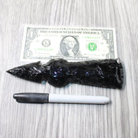 1 Obsidian Ornamental Tomahawk Head  #6559    Axe Hatchet Ax