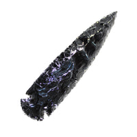 1 Obsidian Ornamental Spearhead  #9040 Arrowhead