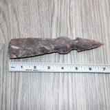 1 Stone Ornamental Tomahawk Head #667       Agate Jasper Ax Axe Hatchet