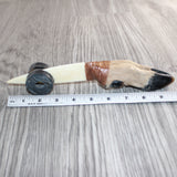 Deer Foot Handle Bone Blade Ornamental Knife #34468