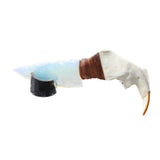 Beaver Jaw Handle Opalite Blade Ornamental Knife #8759     Mountain Man Knife